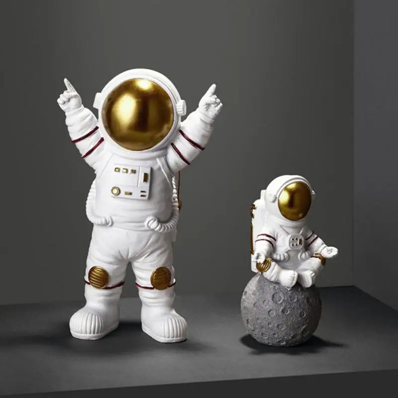 Nova Escultura de Astronauta em Miniatura para Decoração.