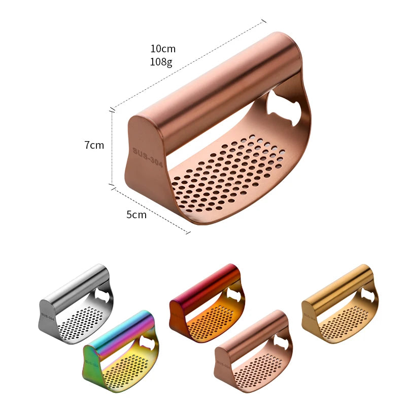 Esmagador de Alho Aço Inoxidável